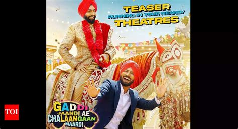 Teaser of Ammy Virk and Binnu Dhillon's 'Gaddi Jaandi Ae Chalaangaan ...