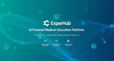 ExperHub - India's 1st AI Tool for Medical Faculty | CBME Lesson Plan ...