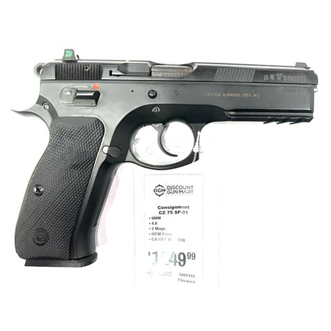 Discount Gun Mart | CONSIGNMENT CZ 75 SP-01 (CA OFF ROSTER)