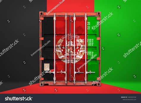 Concept Afghanistan Export-import Container Transporting National Stock Photo 1403333102 ... - imports of afghanistan
