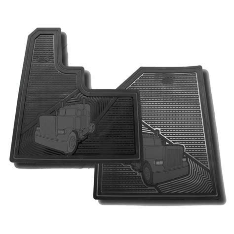 Peterbilt 379 Rubber Floor Mats - Raney's Truck Parts