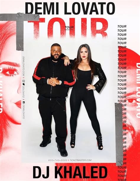 Demi Lovato 2018 Tour Dates Announced with DJ Khaled