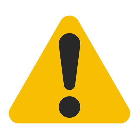 Triangle yellow icon, danger symbol sign, alert exclamation point ...
