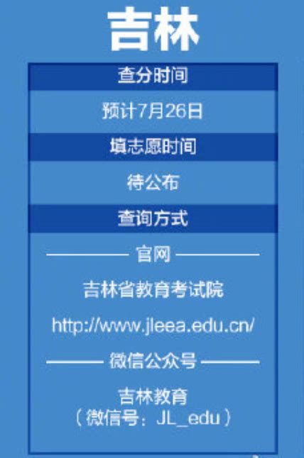 2023年吉林高考查分官网入口：www.jleea.com.cn - 掌上高考