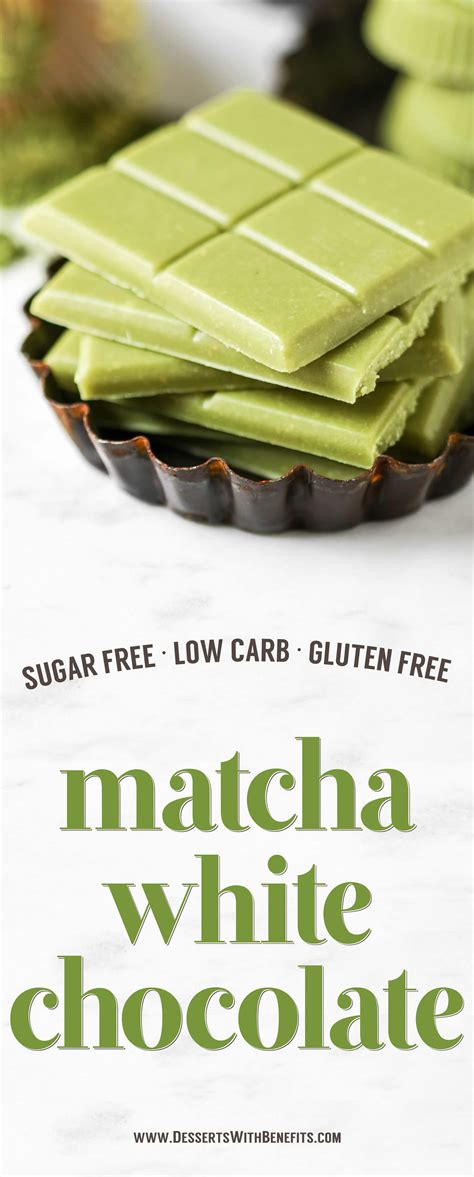 How to Make Matcha Green Tea White Chocolate | sugar free, low carb