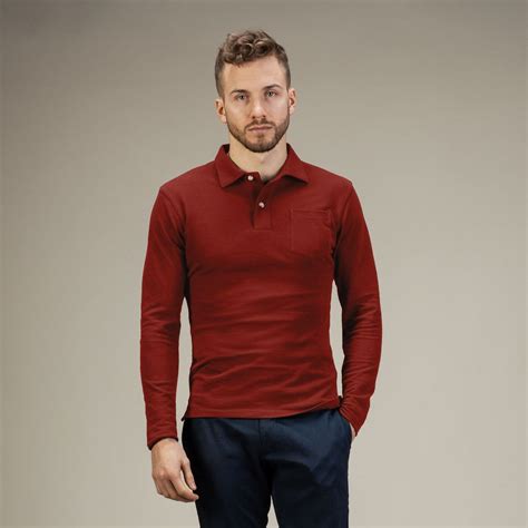 Mens Red Long Sleeve Shirt at Roger Marino blog