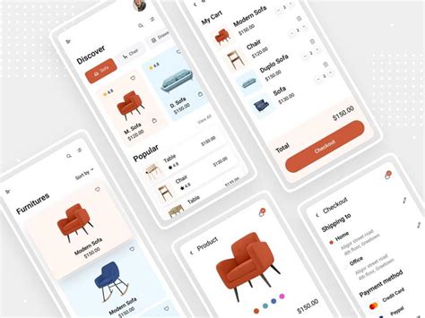 家具类app设计|UI|APP界面|CrazyZHAO - 原创作品 - 站酷 (ZCOOL)