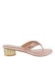 Buy Cream Heeled Sandals for Women by Metro Online | Ajio.com