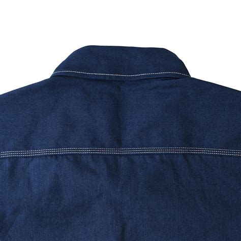 Big John Deep Indigo Selvedge Chambray Work Shirt - Okayama Denim