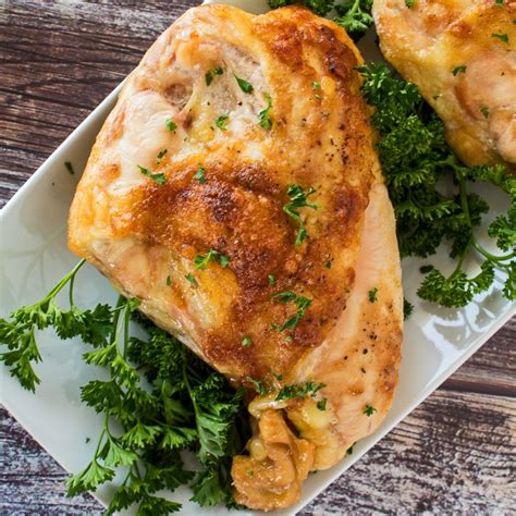 Oven Roasted Bone In Chicken Breast | Bake It With Love