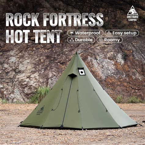 OneTigris Rock Fortress Hot Tent with Stove Jack, 4 India | Ubuy
