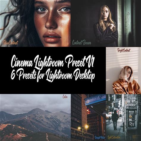 Cinema Lightroom Presets V1 – Moody Contrast Desktop Photo Editing ...