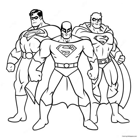 Superheroes Coloring Pages Printable Pdf Free