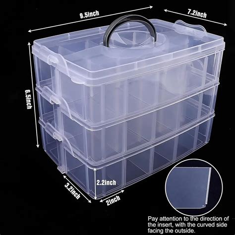 Image result for 3 Tier Stackable Storage Container