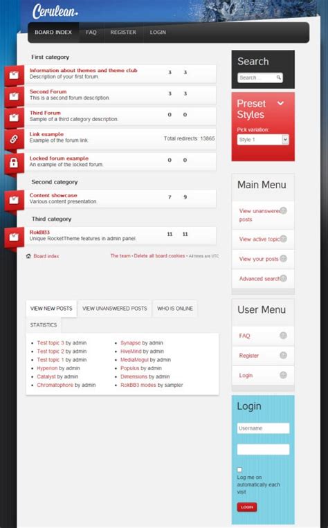 Image result for phpBB Select Template