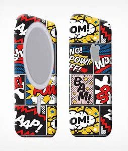Skins HUB Boom Skin With Back,Front & Sides Skin, Apple MagSafe Battery ...