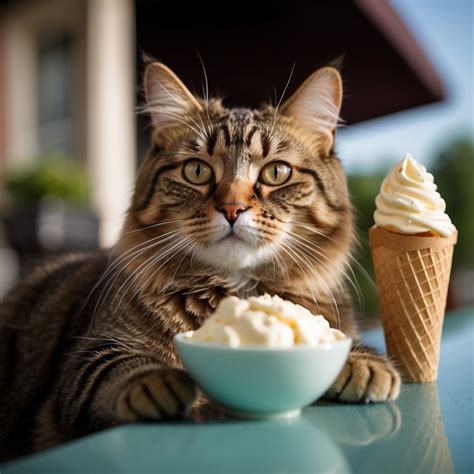 Can Cats Eat Ice Cream? - The Tiniest Tiger
