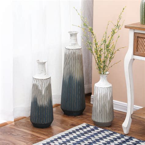 Blue And White Floor Vases at Riley Lori blog