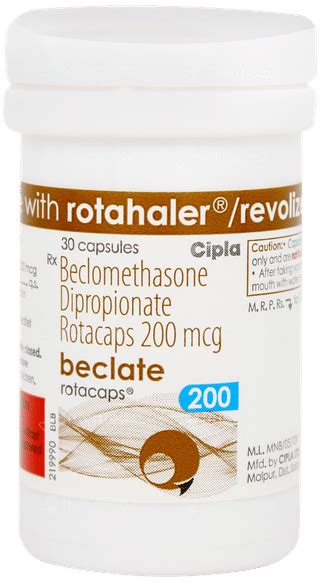 Beclate 200 MCG | Order Beclate 200 MCG Rotacap Online at Truemeds