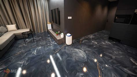 Galaxy Blue Swirl Flooring