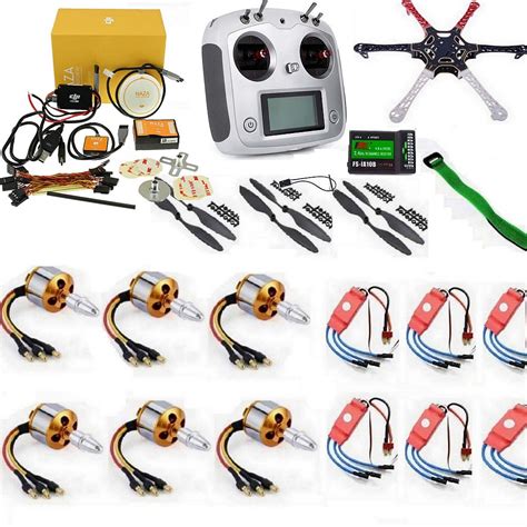 Hexacopter Drone Combo with DJI NAZA V2 and 10ch FlySky FS-I6S - FlyRobo