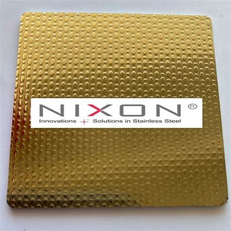 Textured Stainless Steel Sheets - LENIN GOLD SHEET Manufacturer from Mumbai