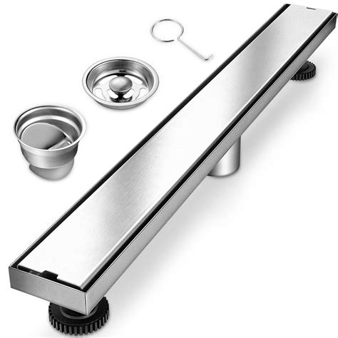 Buy Kitvance 24 Inch Linear Shower Drain with Tile Insert Grate ...