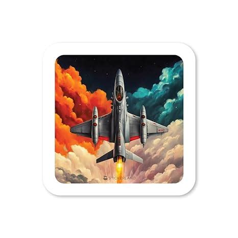 Stickerland India Tricolour Aircraft Sticker 5x5 CM (Pack of 1 ...
