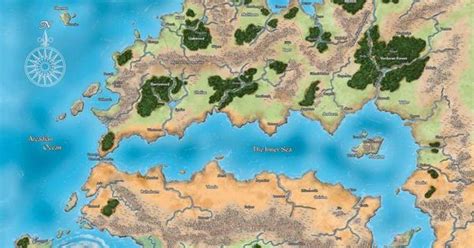 Golarion | Fantasy map