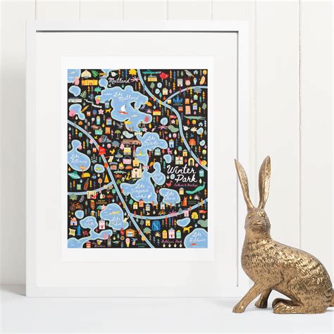 Downtown Winter Park Florida Map