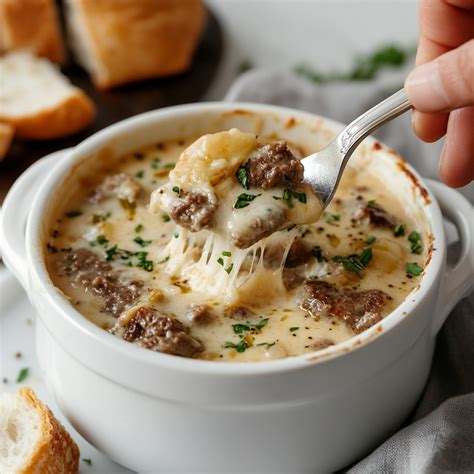 Philly Cheese Steak Soup Recipe – Infloin Recipes