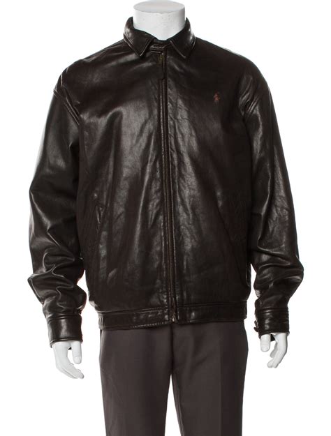 Polo Ralph Lauren Leather Jacket - Black Outerwear, Clothing ...
