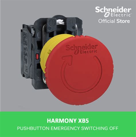 Jual SCHNEIDER EMERGENCY STOP XB5AS8442 MERAH (1 N/C) - Kota Samarinda ...