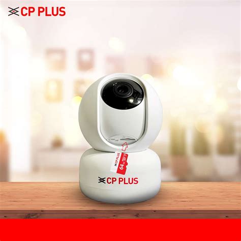 CP PLUS CP-E36AM Smart Wi-Fi Dome Camera with In-box 64gb SD Card ...