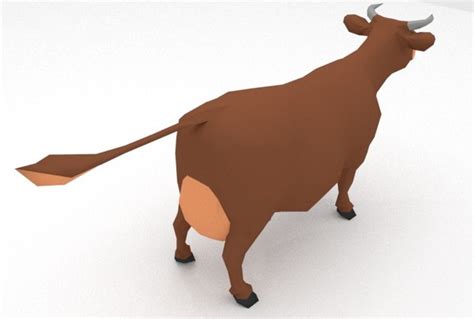 牛 印刷用の 3Dモデル - 動物 on Hum3D