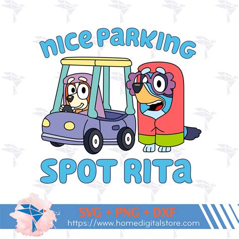 Nice Parking Spot Rita SVG, PNG, DXF