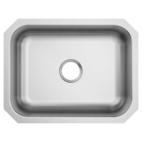 Moen 2000 Undermount 23.5-in x 18.25-in Satin Stainless Steel Single ...