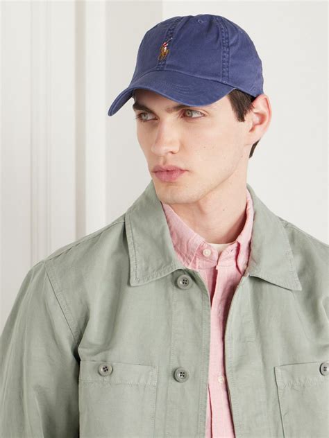 Polo Ralph Lauren - Logo-Embroidered Stretch-Cotton Twill Baseball Cap ...