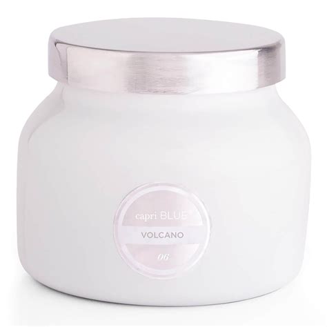 Capri Blue Petite Candle Volcano, White Signature Jar – High Fashion Home