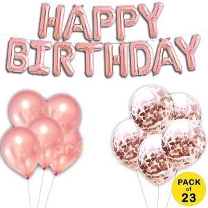 Propsicle Pre Filled Confetti Balloon Happy Birthday Letter Foil ...
