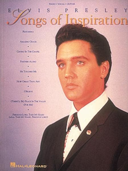Songs Of Inspiration By Elvis Presley - Songbook Sheet Music For Guitar ...