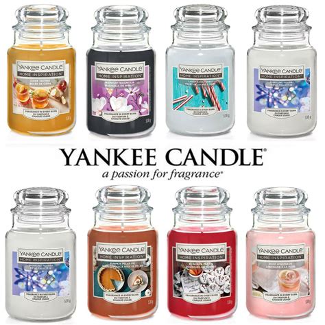 Yankee Candle Scented Fragrance Candles Home Inspiration Large Glass ...