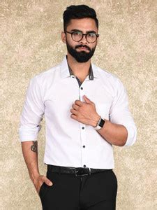 Tee Projekt Men Solid Casual White Shirt - Buy Tee Projekt Men Solid ...