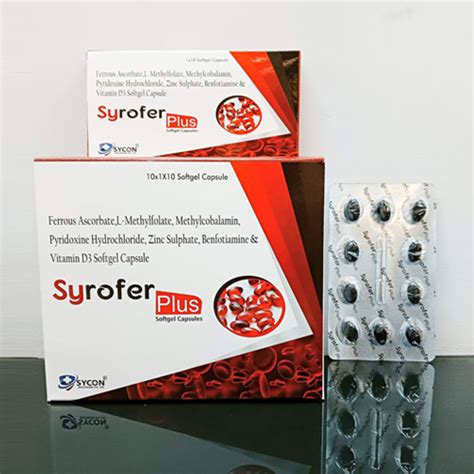 SYROFER-PLUS Softgel Capsules Sycon Healthcare Pvt. Ltd.