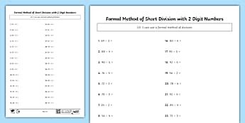 Multiplication & Division - Calculation - Number - STEM Resources