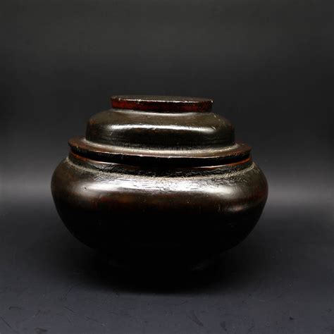 Apricot Wood Tsampa Box – Ladakh Art Palace