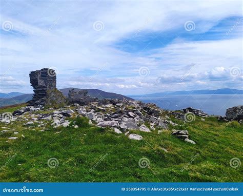 Blasket Island Ireland stock image. Image of cloud, mountain - 258354795