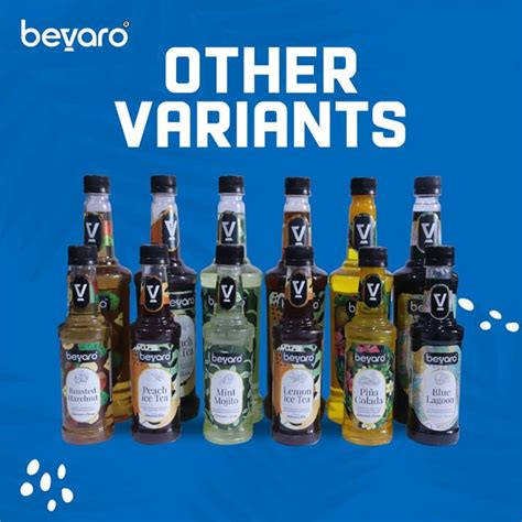BEVARO Blue Lagoon Syrup, Refreshing Gourmet Syrup for Mocktails ...