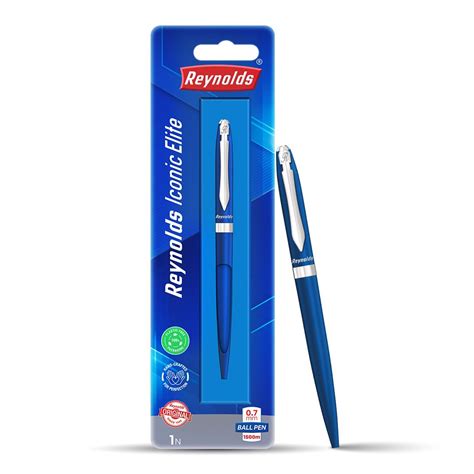 Reynolds Metal Pens (Iconic Elite Navy Blue) | Premium Pens For Gifting ...