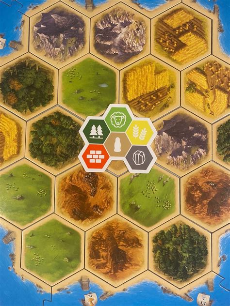 Settlers of Catan Resources Simple and Clean Sticker! Vinyl Sticker, L ...